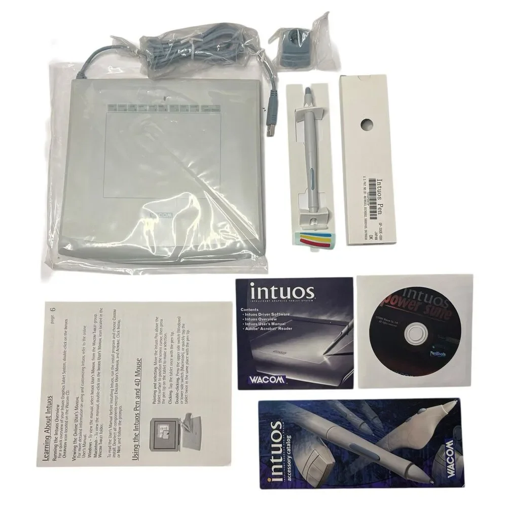 Wacom Intuos 4X5 Graphics Tablet System with Pen Expandable Plug Play GD-0405-R